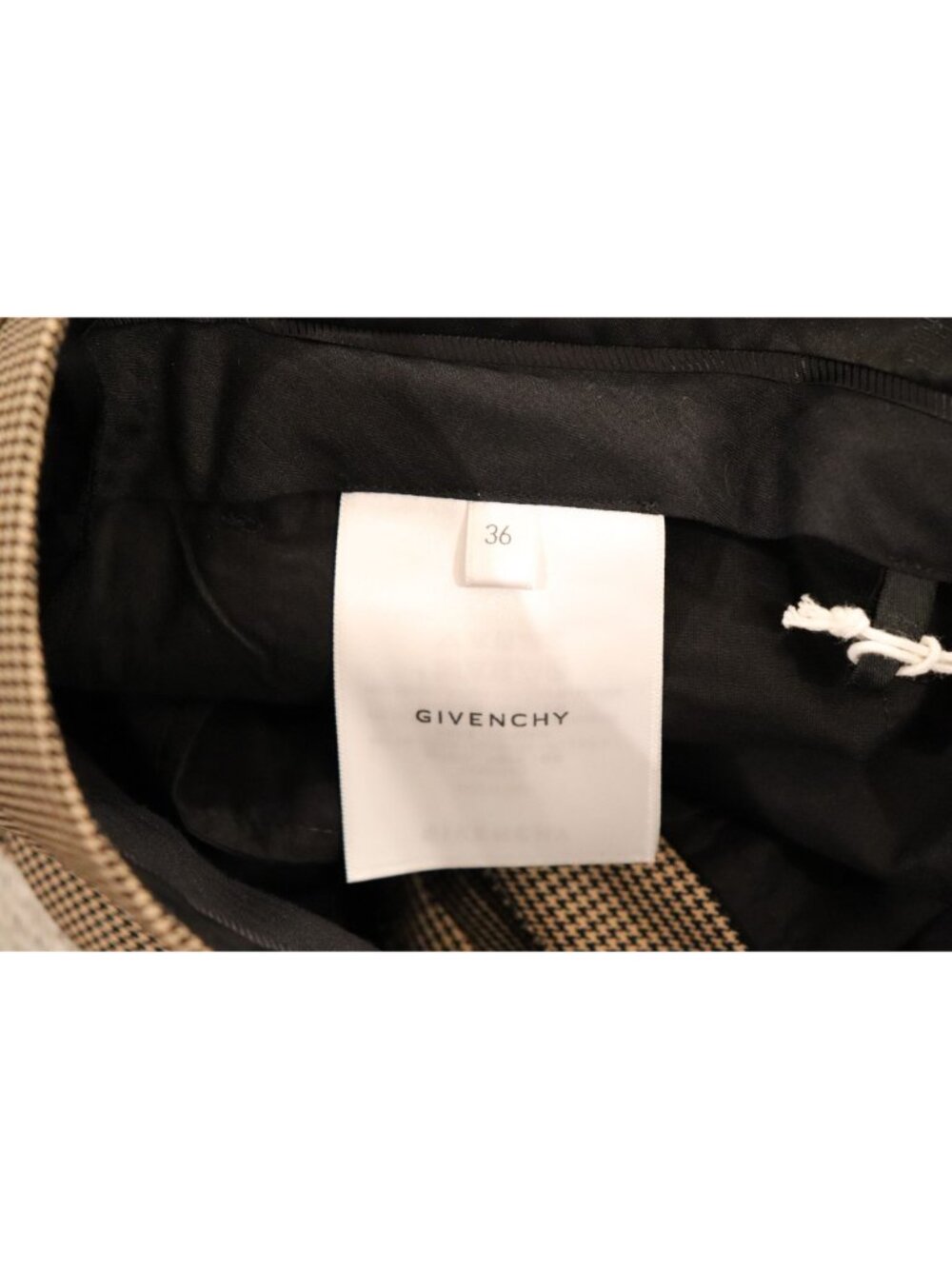Givenchy Houndstooth Twill Tapered Pants Long, Size 36/US 4 NWOT - Picture 6 of 7